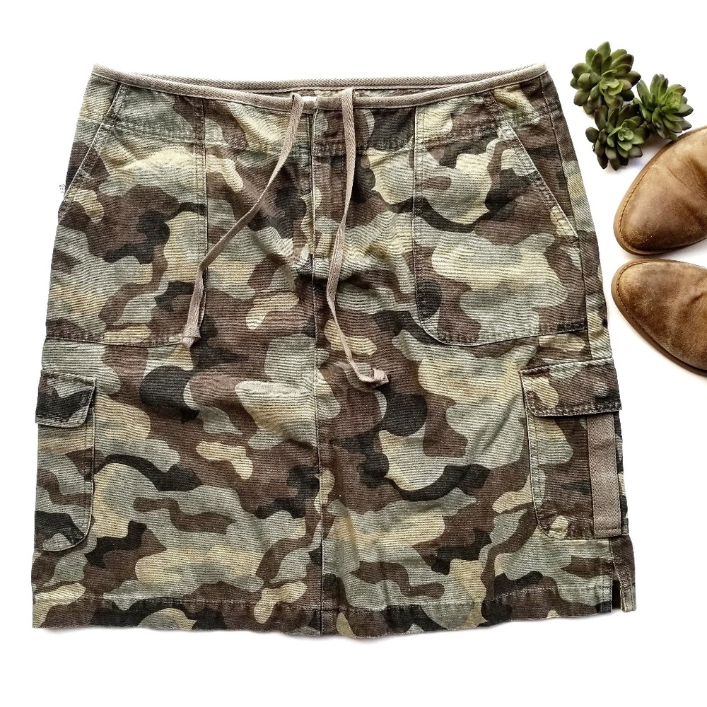 Cabela's Dayton Drawstring Camo Skirt NWT